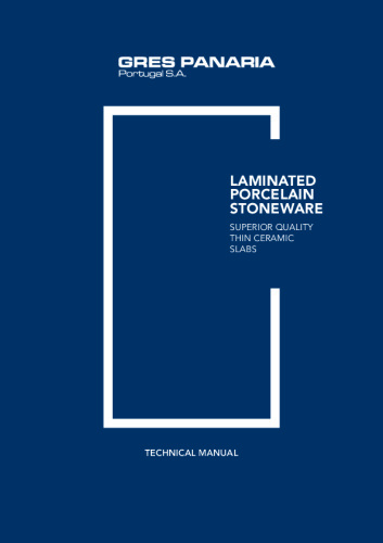 Laminated Porcelain Stoneware Technical Manual